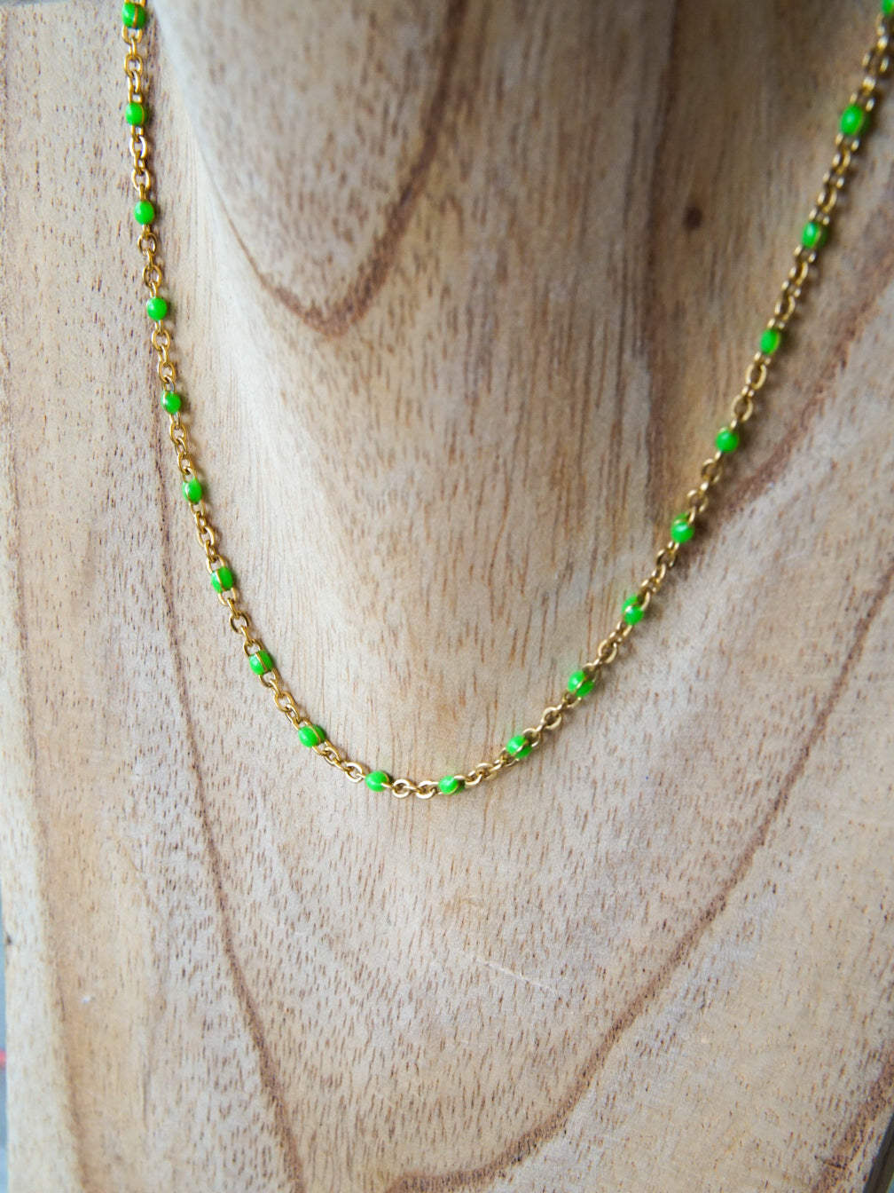 Collier Ivy - vert