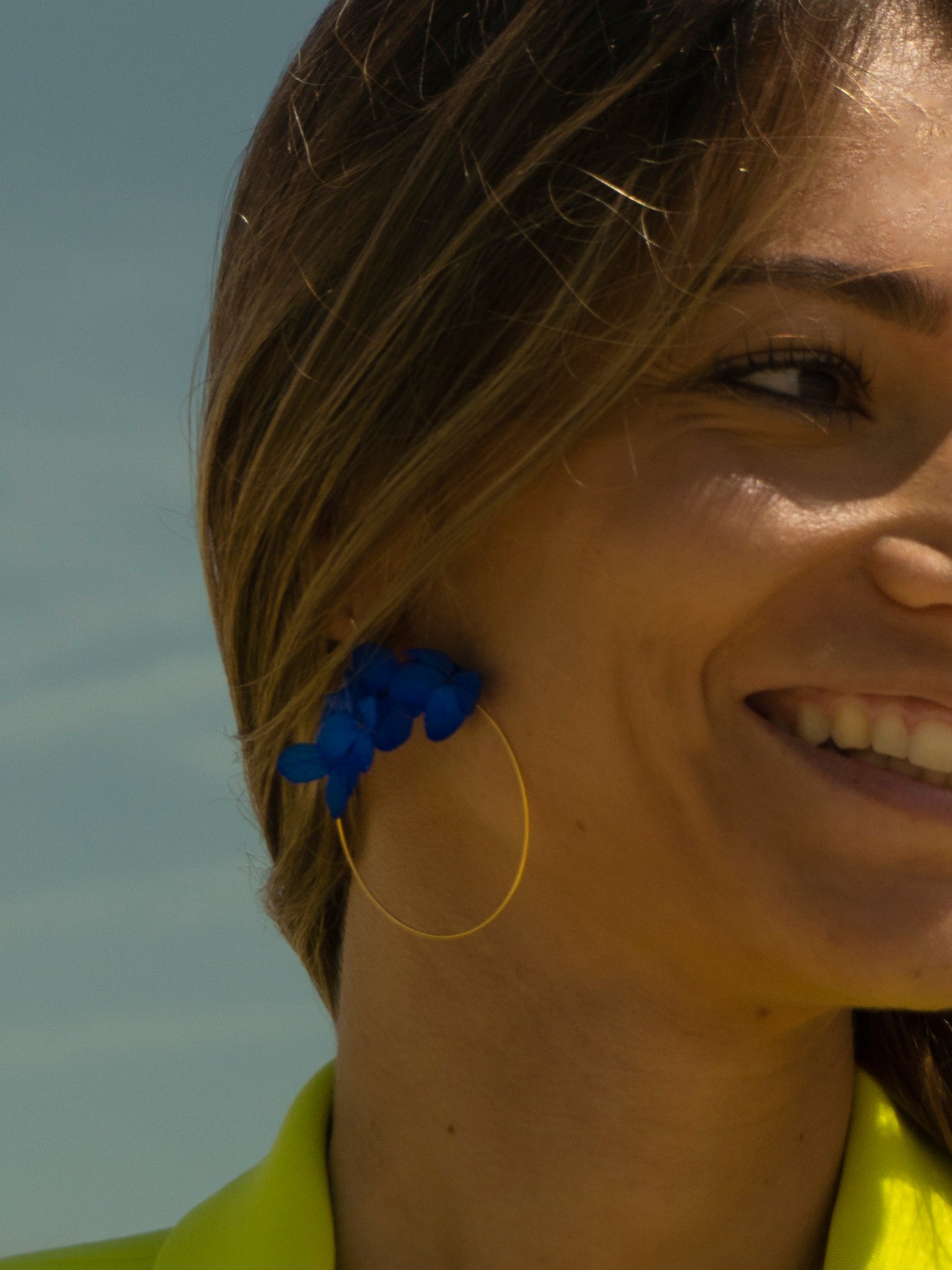 Boucles Chloris - Bleu Klein
