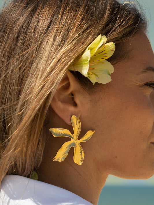 Boucles d'oreilles Tiaré