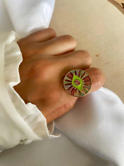 Bague Bianca - Vert