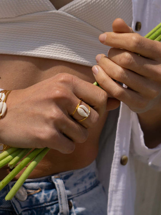 Bague Sari - Plaqué or