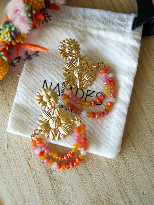 Boucles d'oreilles Aniya - Orange