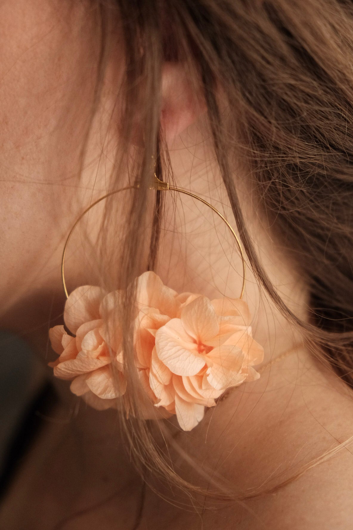 Boucles Chloris - Corail